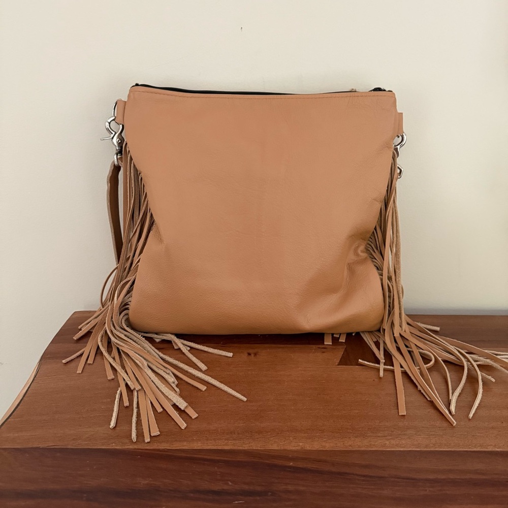 Mercy Grey Design Pendleton Fringe Crossbody - Picture 4 of 6